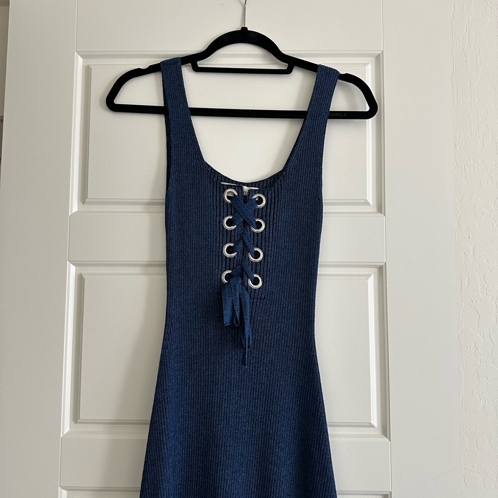 Women’s midi dress.